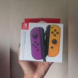 Nintendo Neon Purple/Neon Orange Joy-Con (L-R) - Switch